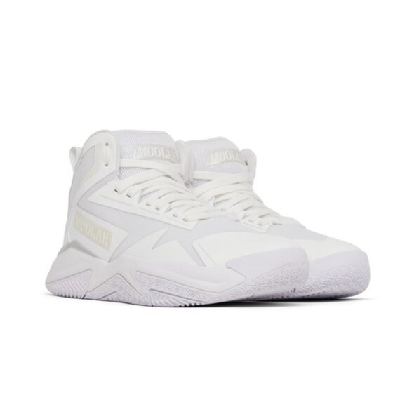 Moolah Women's Triple Double White Sneakers Basketball Shoes Size 7.5 New - Picture 3 of 10